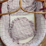 Ancien berceau vintage bambou/rotin