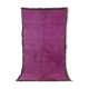 Vintage purple moroccan rug 134x272 cm - Berber rug - Wool rug handmade