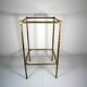 gilded brass side table