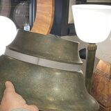 rare art deco table lamp by jean perzel no. 516 bronze opaline glass 1936