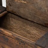 Banc Coffre Primitif Wabi Sabi, France, 19ème Siècle