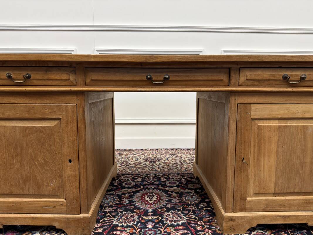 Bureau en teck classique anglais