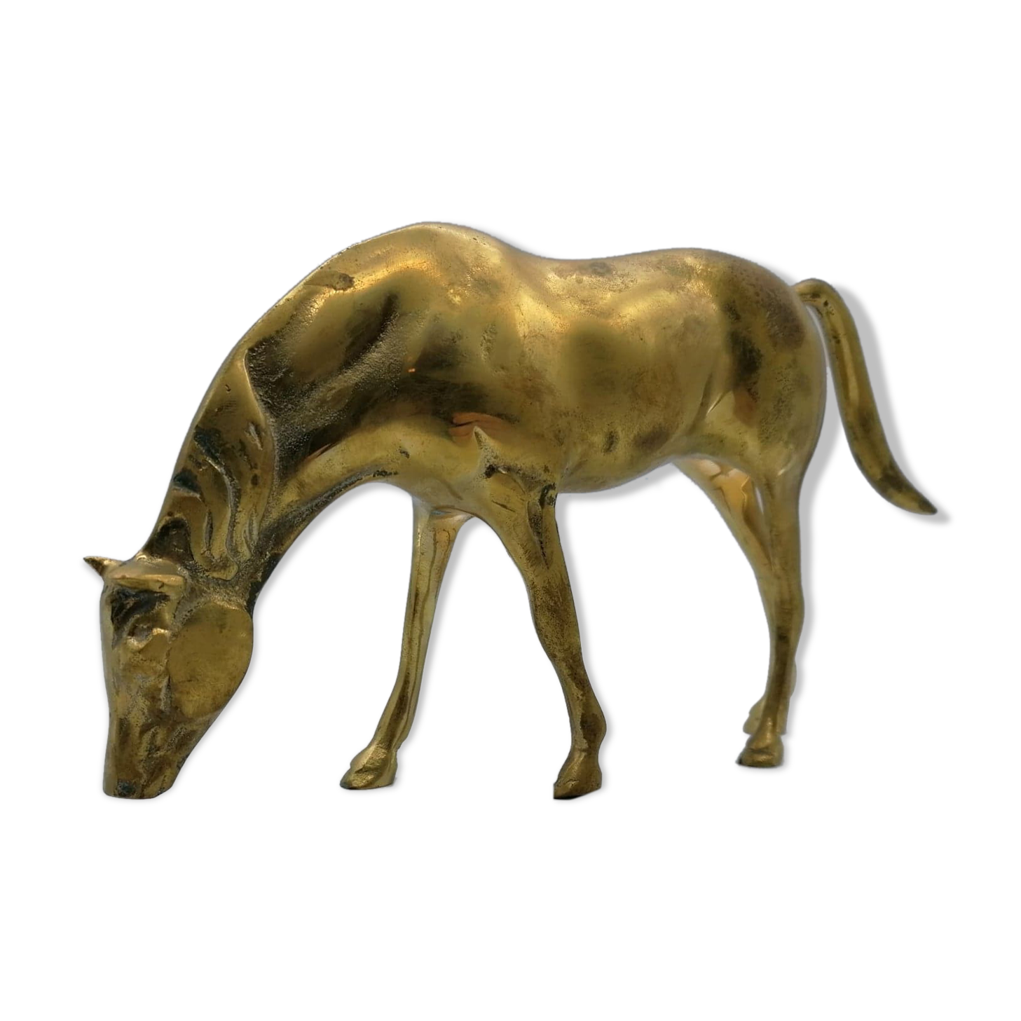 Brass horse