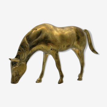 Brass horse