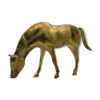 Brass horse