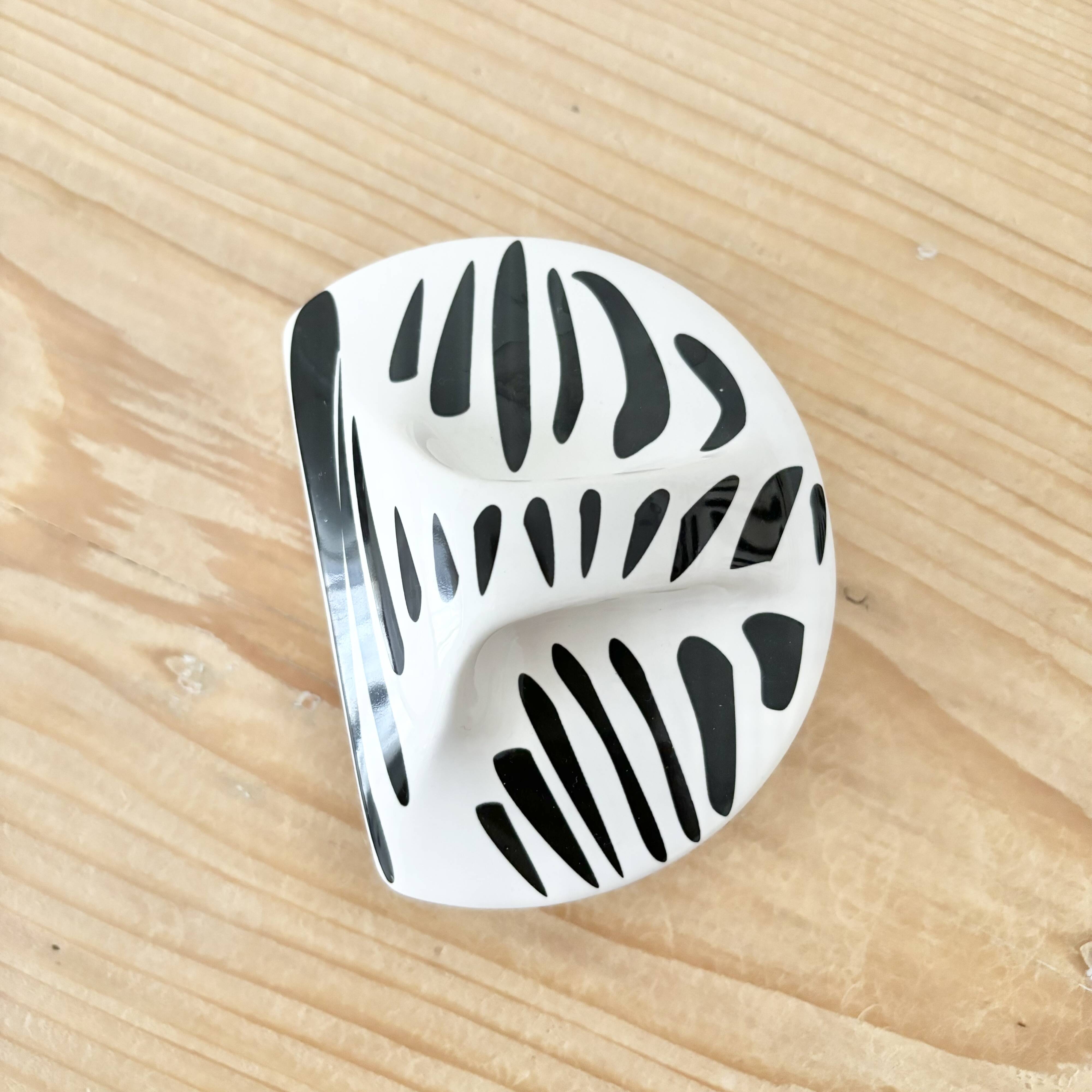 Striped elephant teapot