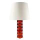 Large Mid Century Scandinavian Glass & Brass Table Lamp By Carl Fagerlund For Orrefors, Sweden, 1960