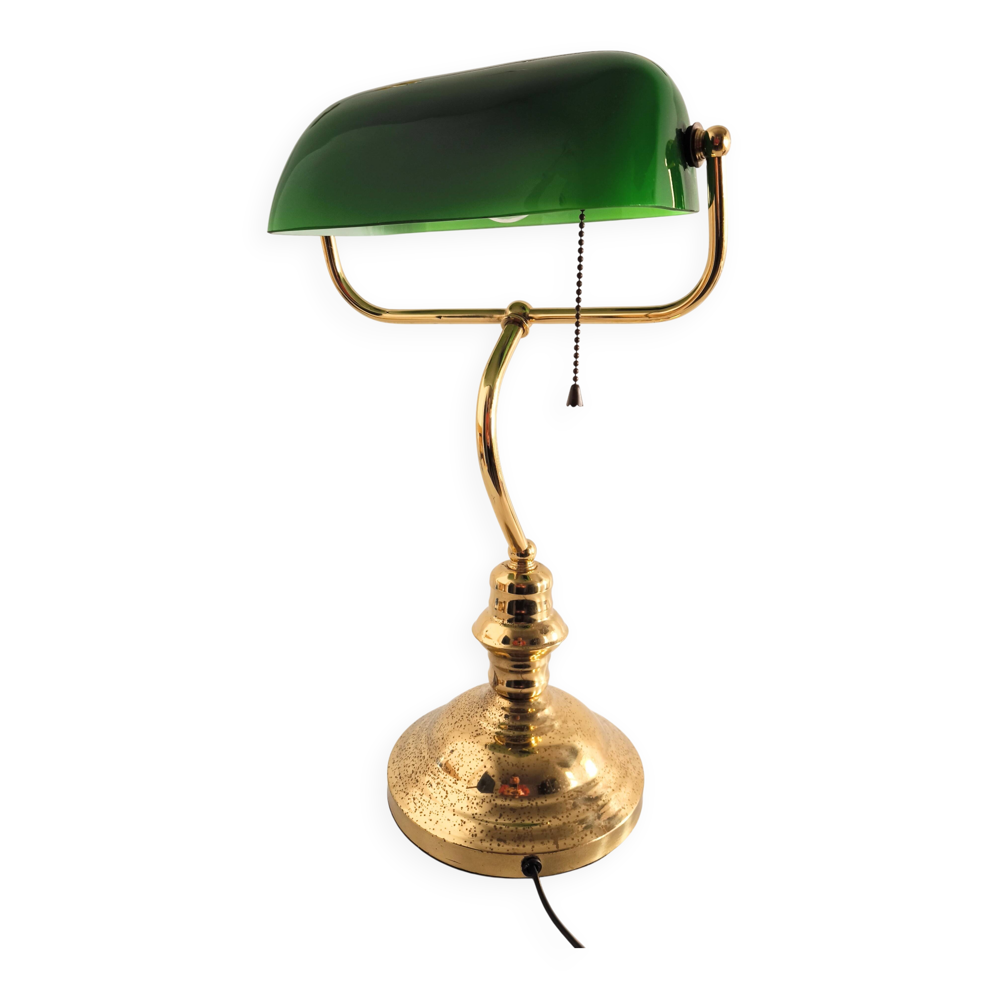 Lampe de banquier des années 80