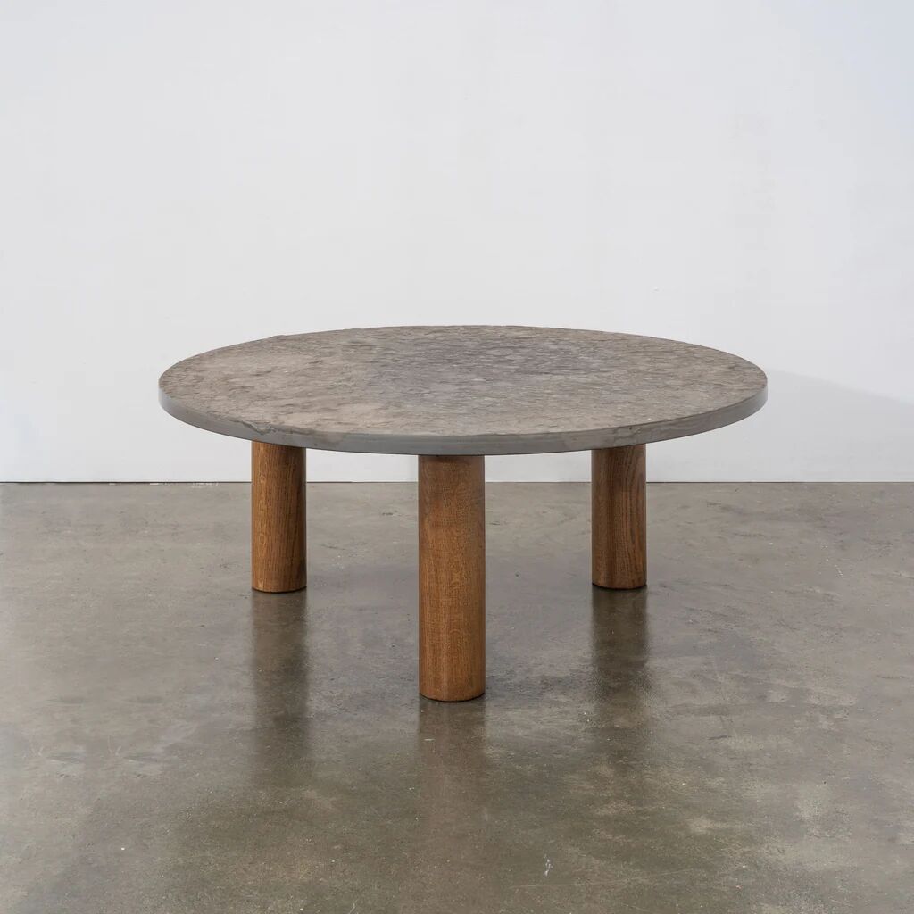 Brutalist slate coffee table, c.1970