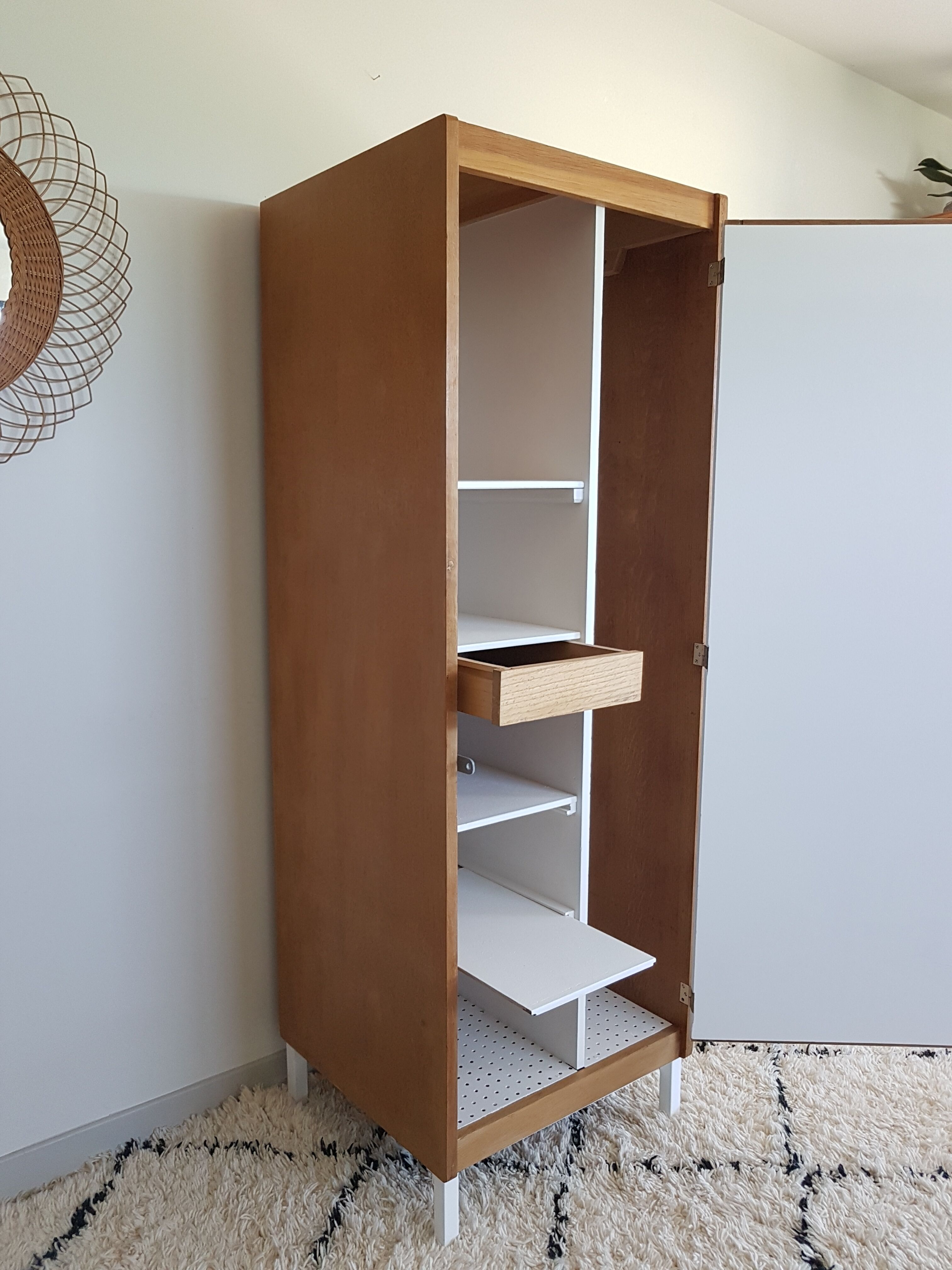 Renovated boarding school wardrobe