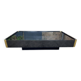Vintage black coffee table from the 50s