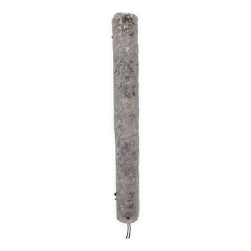 Brutalist wall light in frosted glass by Hillebrand Leuchten, Germany 1960.