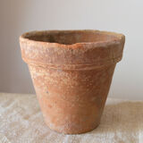 4 old terracotta pots height 12 cm