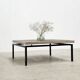 Brutalist square coffee table by Paul Kingma
