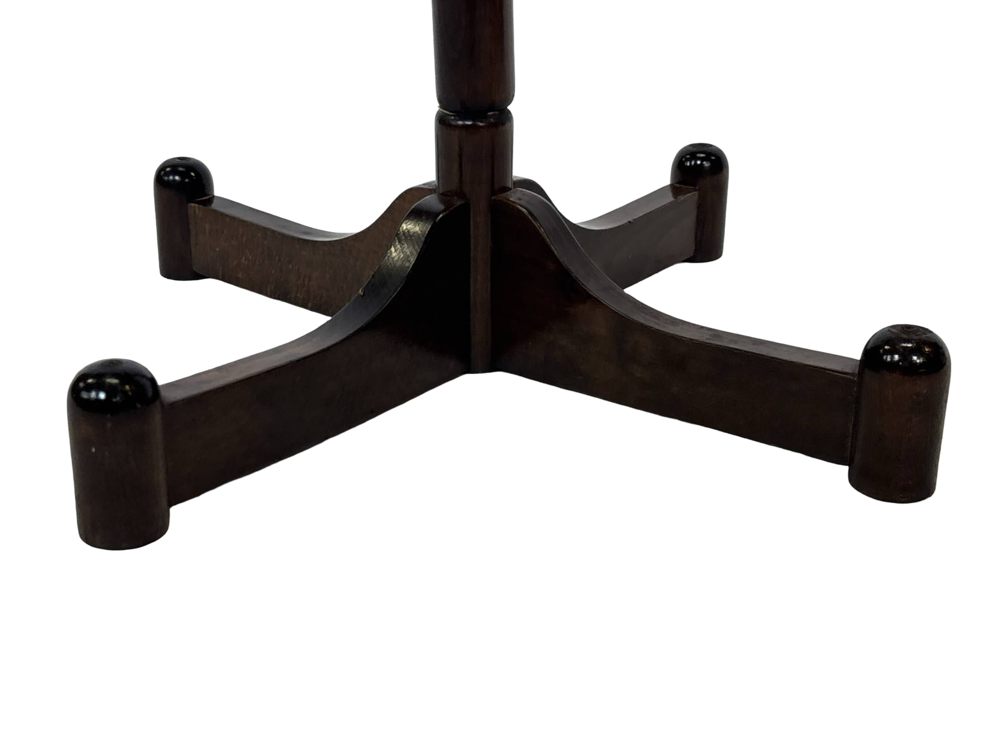 Vintage Wooden Sputnik Design Freestanding Coat Rack, 1970s, Brown