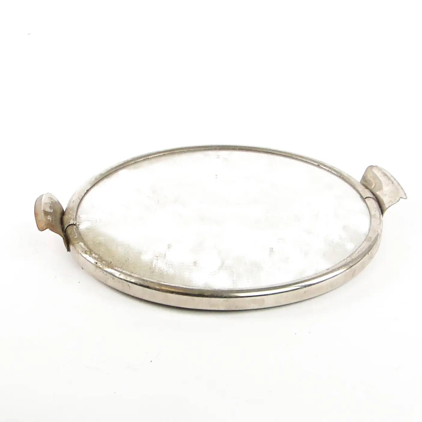 Art Deco tray, silver-plated brass, OPP Jihlava, Czechoslovakia, 1960s