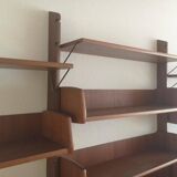 Mid-Century Modular Wall Unit Ergo in teak by John Texmon and Einar Blindheim for Blindheim Möbelfabrikk, 1960s.