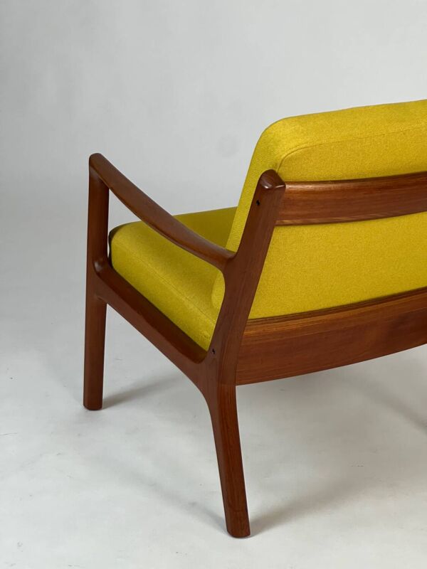 Fauteuil « Senator » en teck par Ole Wanscher, design danois, années 1960