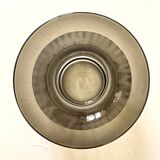 large smoked glass vase from the 1970s