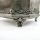 Rococo sugar bowl, silver-plated brass, Norblin, Poland, early 20th century