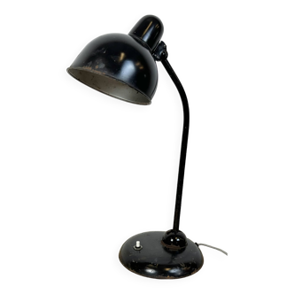 Black Industrial Bauhaus Table Lamp, 1930s
