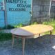 Extendable table in cherry wood