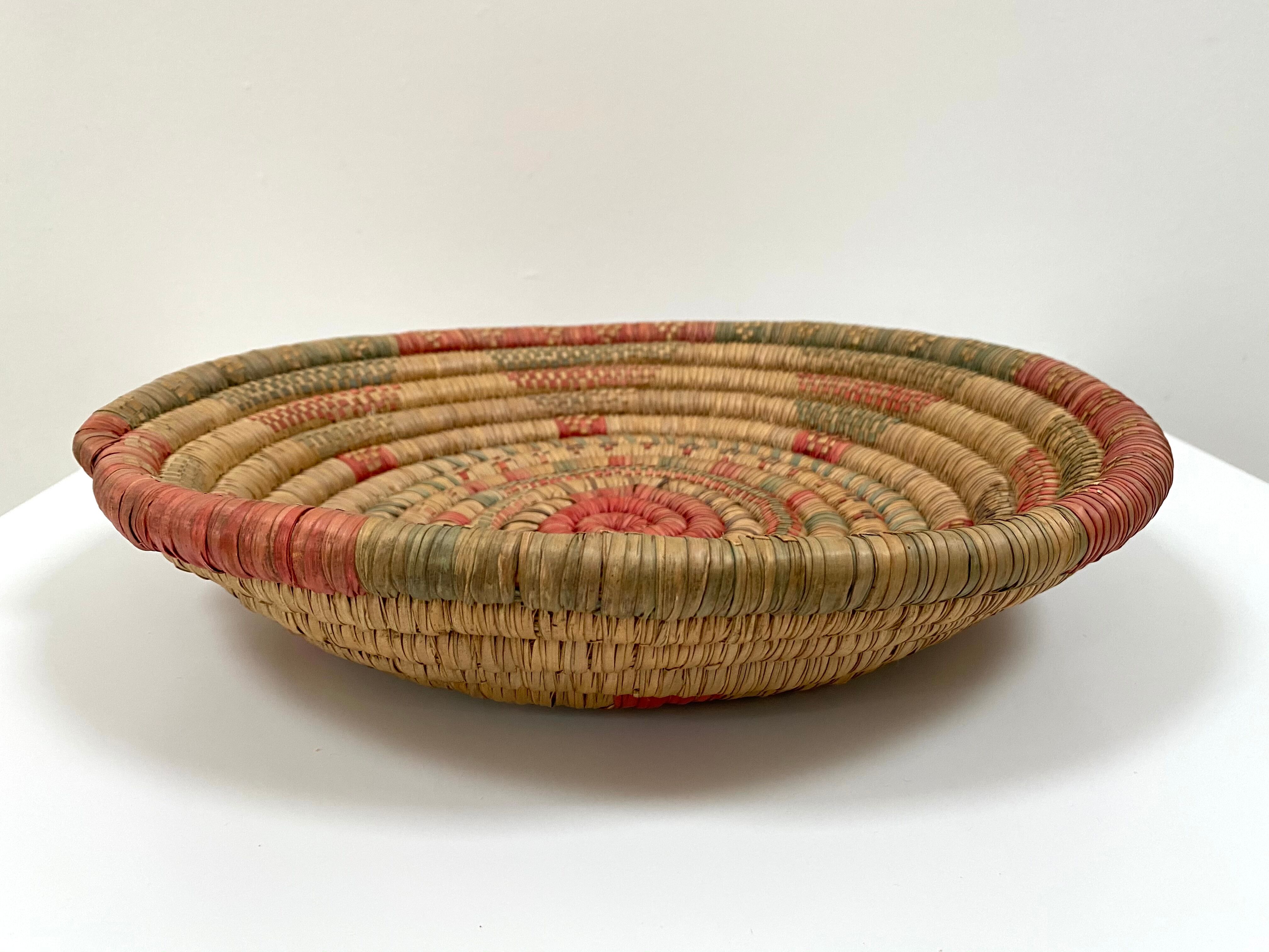 African braided basket