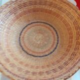 Old basket in fine very straw.