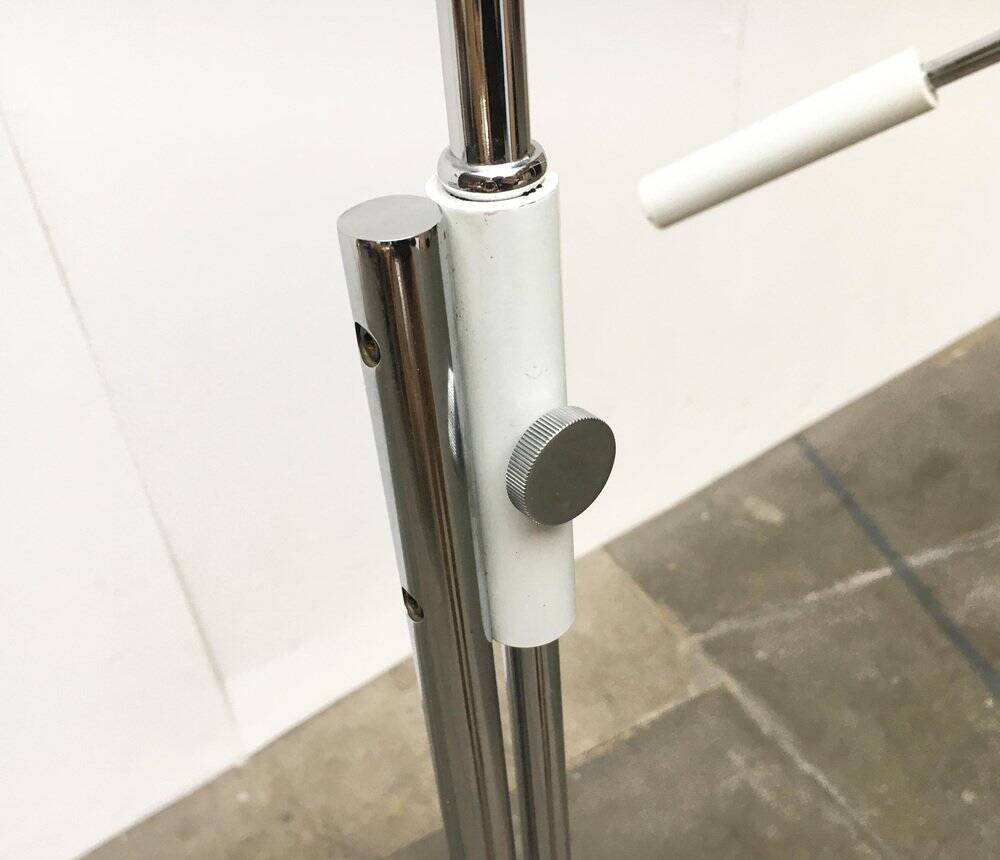 Floor lamp model Orbiter from the mid-century space age by Robert Sonneman for Luci Italia, 1960s.