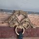 Miroir style victorien en bronze, d'epoque