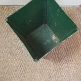 Wooden art deco paper basket