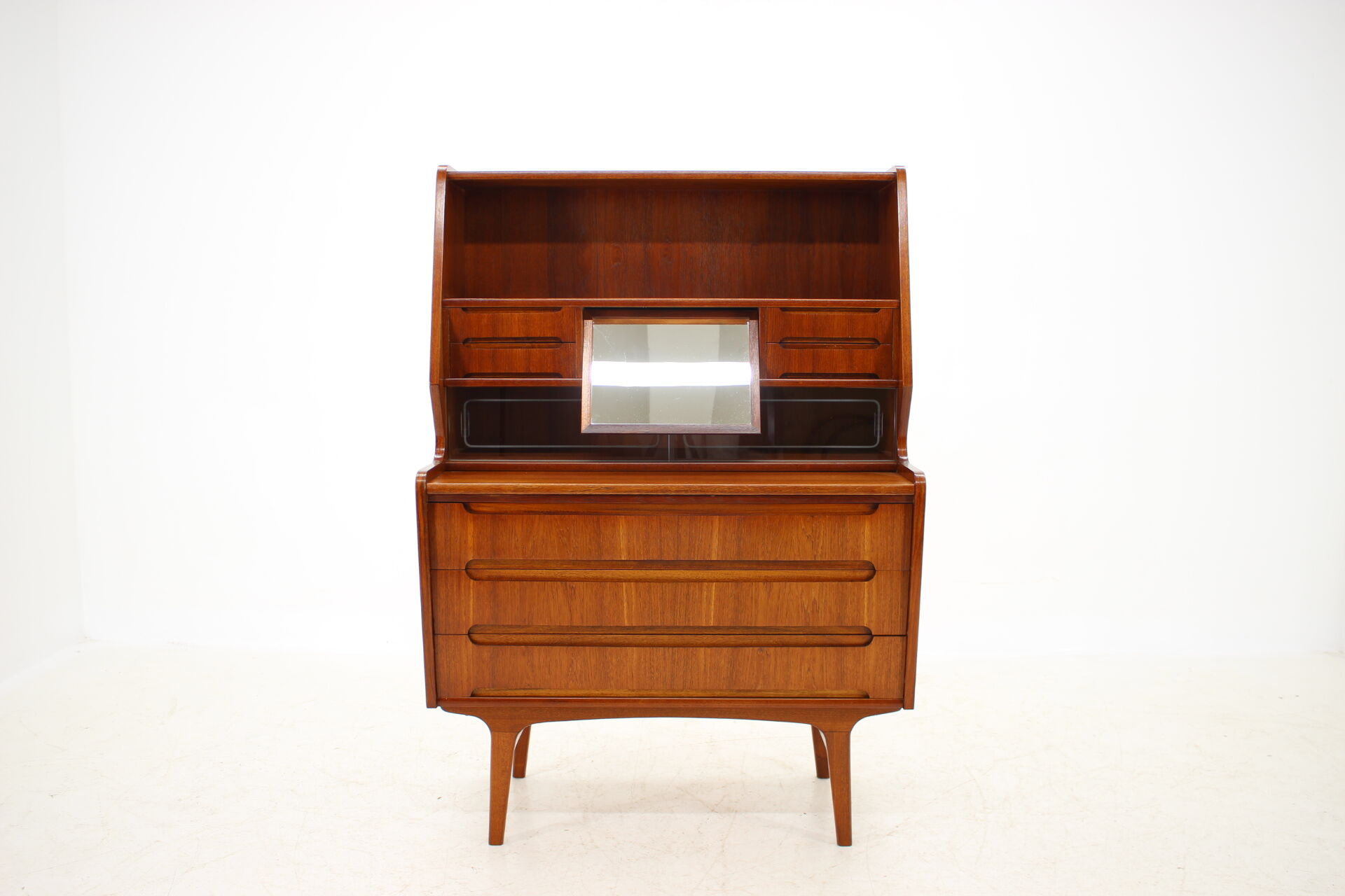 Mid-century Danish teak secretaire, 1960s
