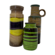 Ensemble de 3 vases Scheurich Allemagne de l’Ouest , années 1970
