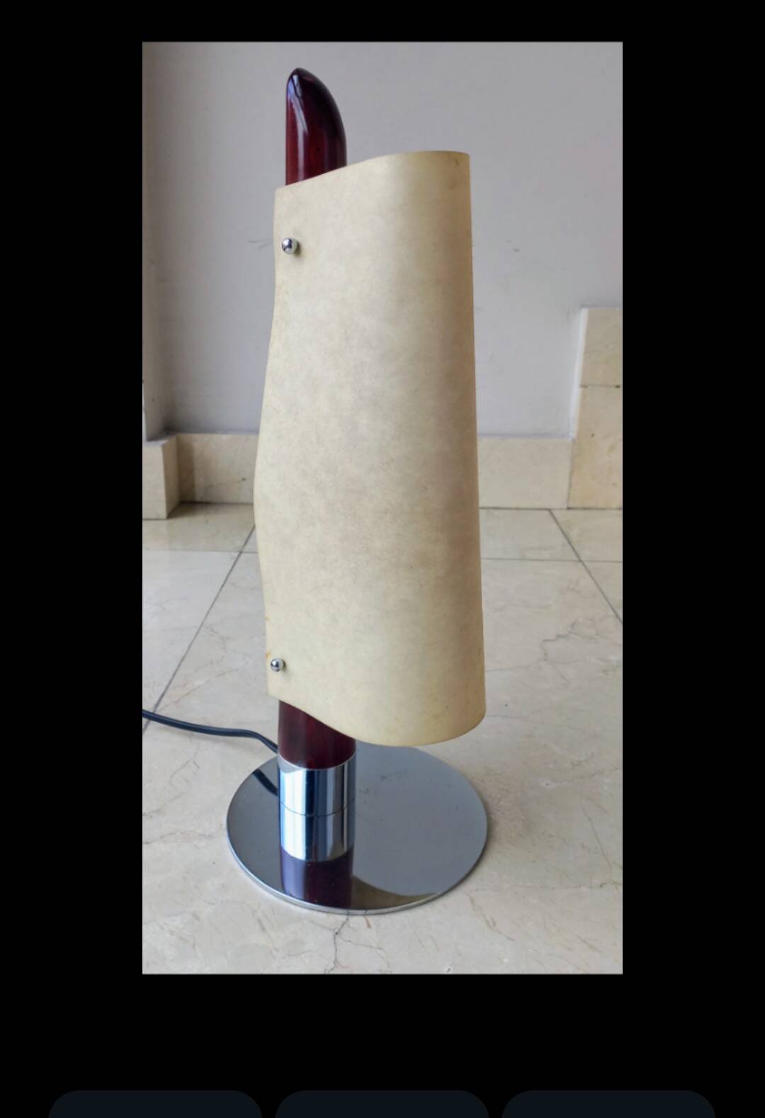 Pair of Taller Uno mcm desk lamps