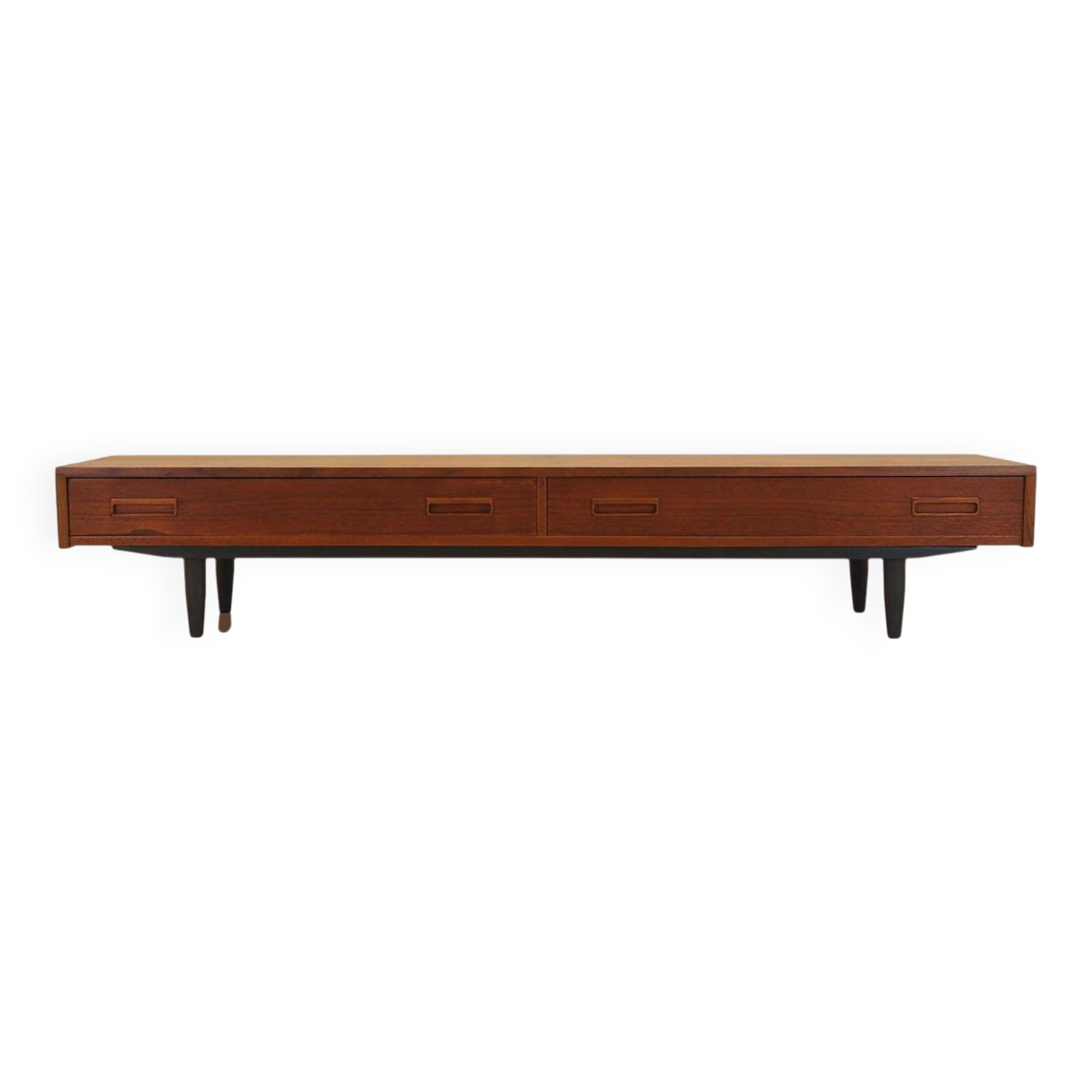 Teak lowboard, Danish design, 1960s, made in Denmark