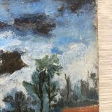 Henry d'Avesnes (1907-1999) Waterside Landscape. Oil on panel