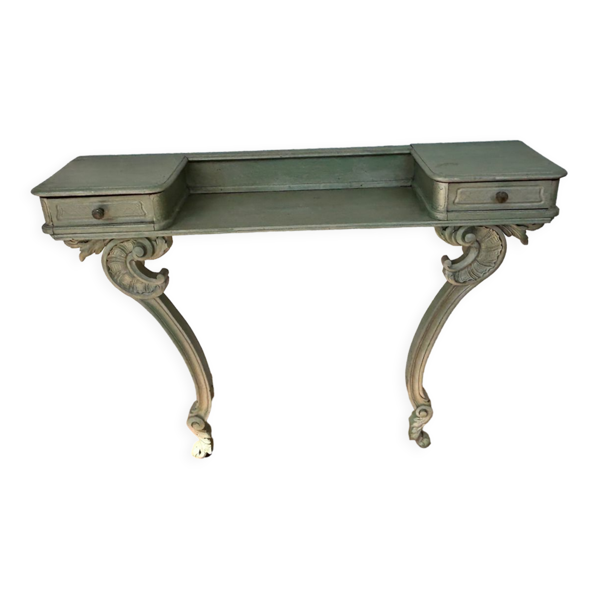 Turquoise blue "mermaid" dressing table