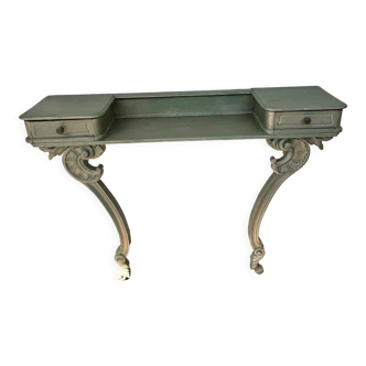 Turquoise blue "mermaid" dressing table