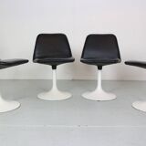 Scandinavian Modern Set Of 4 Dinning Chairs By Börje Johanson Vinga, Sweden 1970