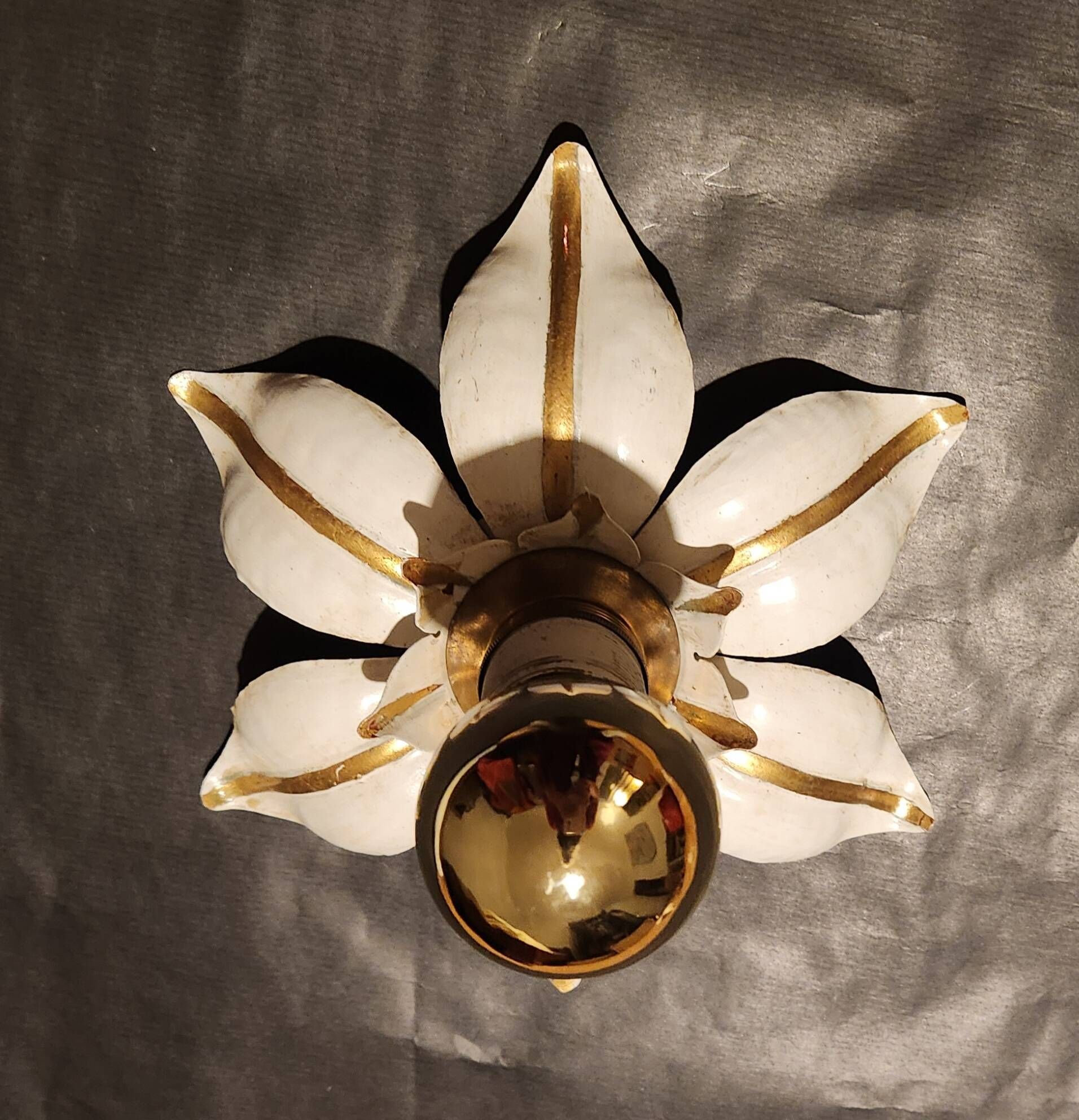 Florentiner Wandlampen vergoldet Hollywood Regency, 1960-70er,  Italien