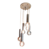 Suspension lustre cascade vintage 1960 70