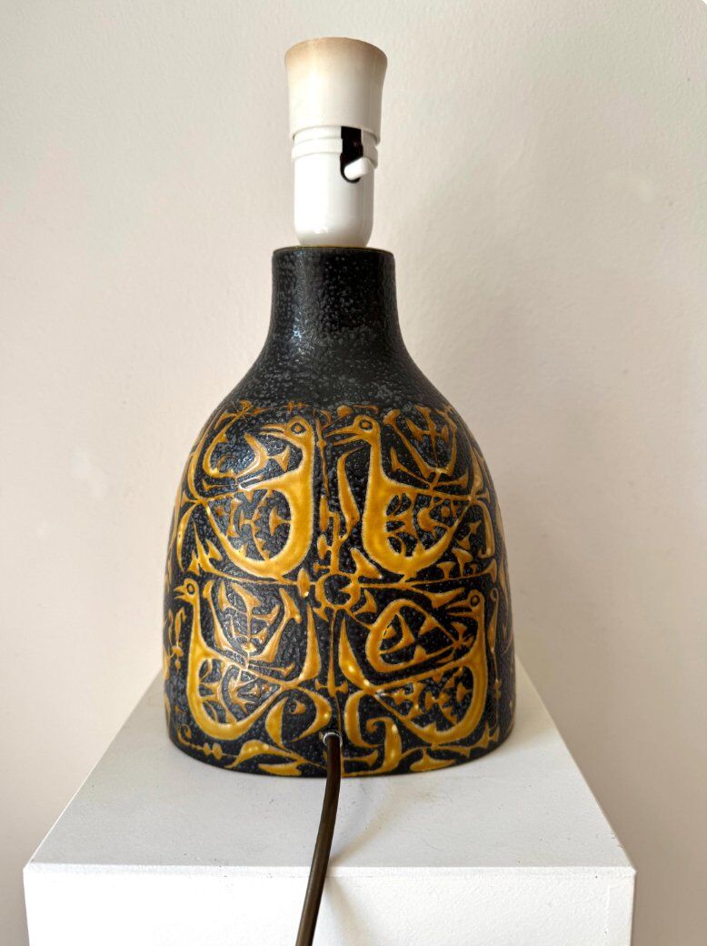 Lampe de table par Nils Thorsson pour Royal Copenhagen, années 1970.