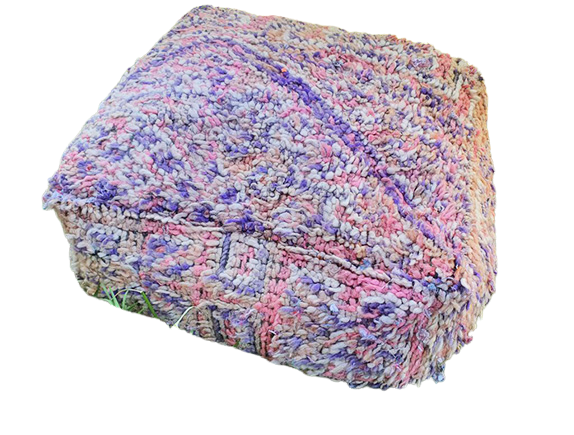 Moroccan carpet pouf