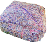 Moroccan carpet pouf