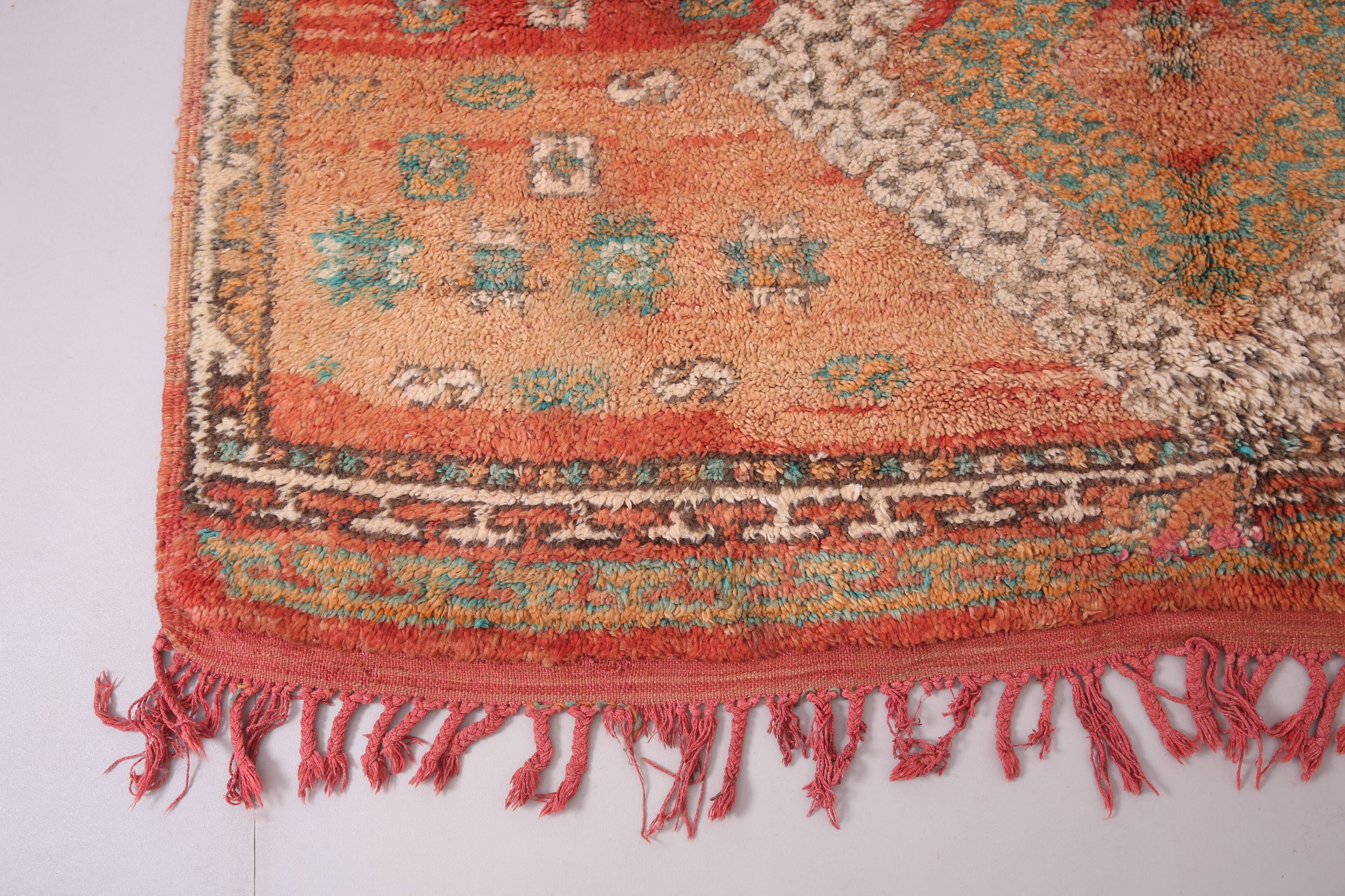 Vintage Moroccan Rug 186 x 300 cm - Berber Handmade rug - Old moroccan rug