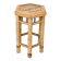 Table d'appoint vintage Tabouret de fleur Banc de fleur Mid Century Bambou Table de nuit Tabouret de