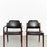 Arne Vodder Dining Chairs No.62/62A for Sibast