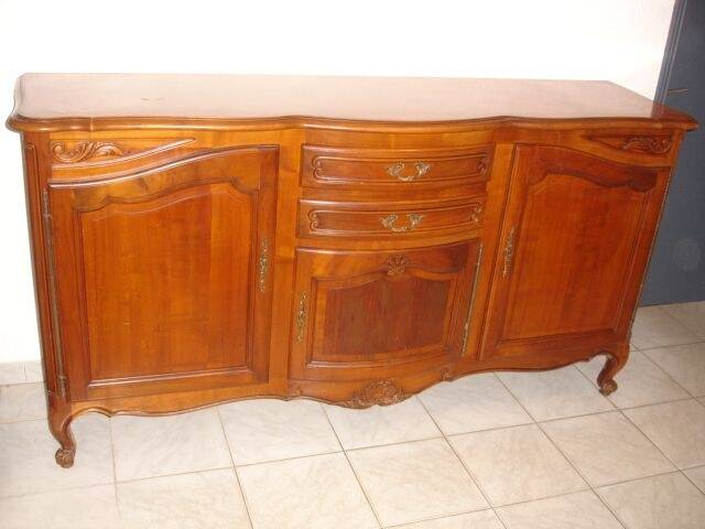 Regency style buffet in solid cherry wood