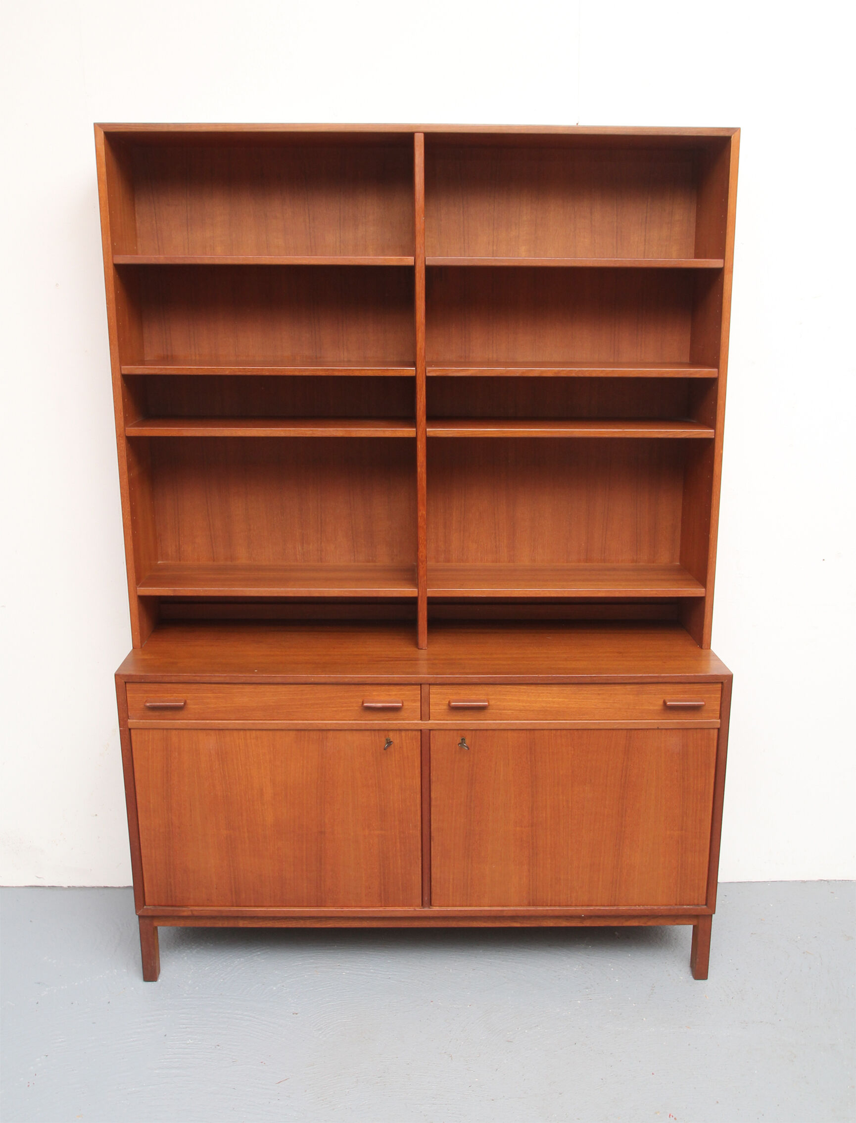 Model 3, 1960s sideboard in teak with rack, Interier Praha