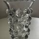 Vintage bubble crystal vase